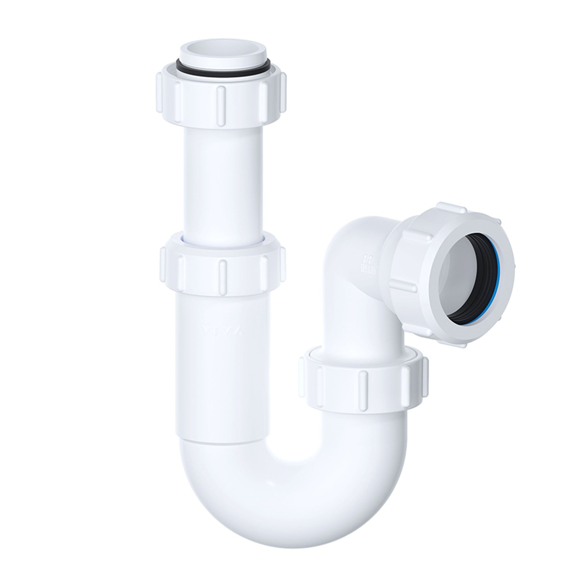 460mm Wall-Hung Cloakroom Basin with 1 Tap Hole, Gloss White Ceramic, Chrome Monobloc Tap & Waste Kit