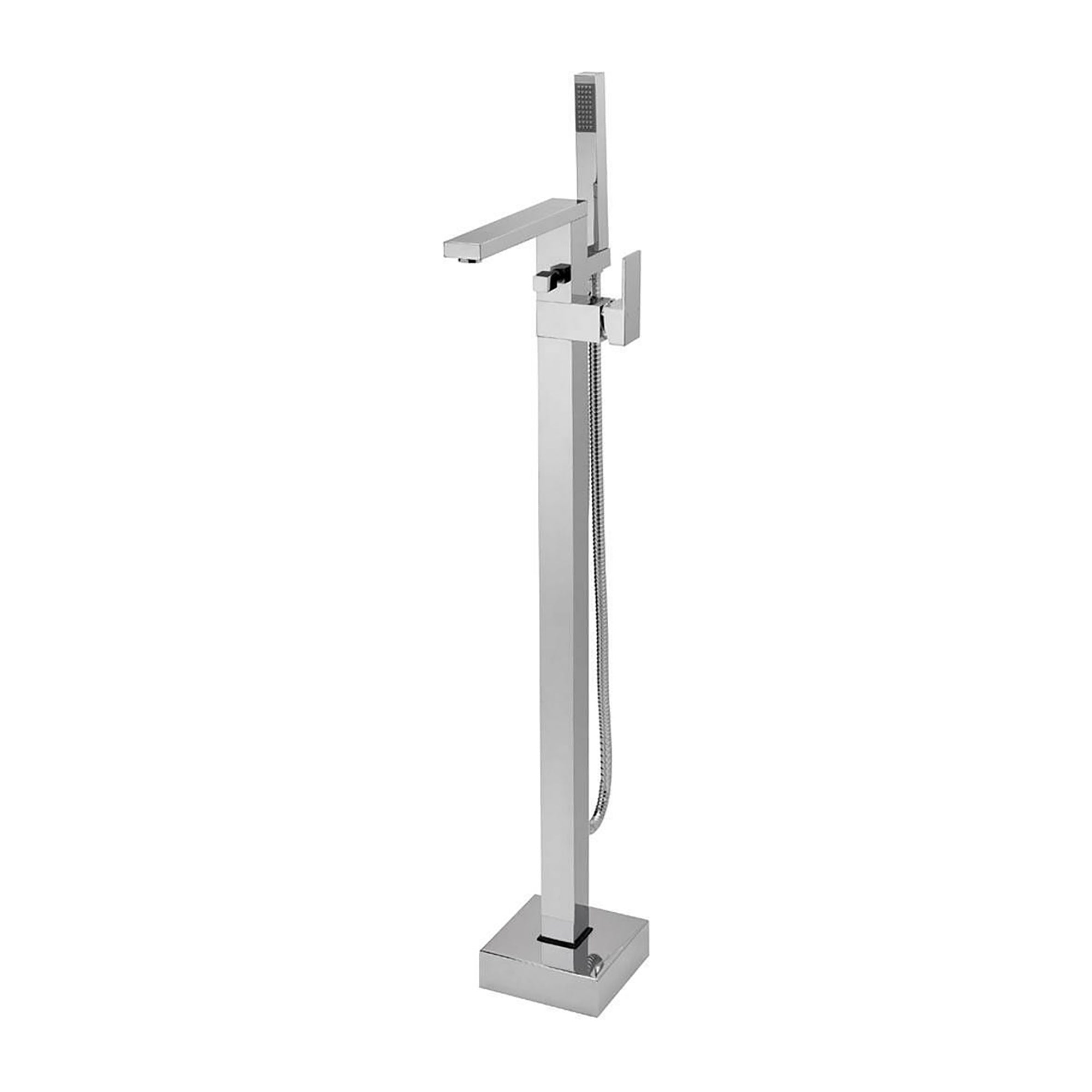 Chrome Freestanding Bath Shower Mixer Tap Form Style