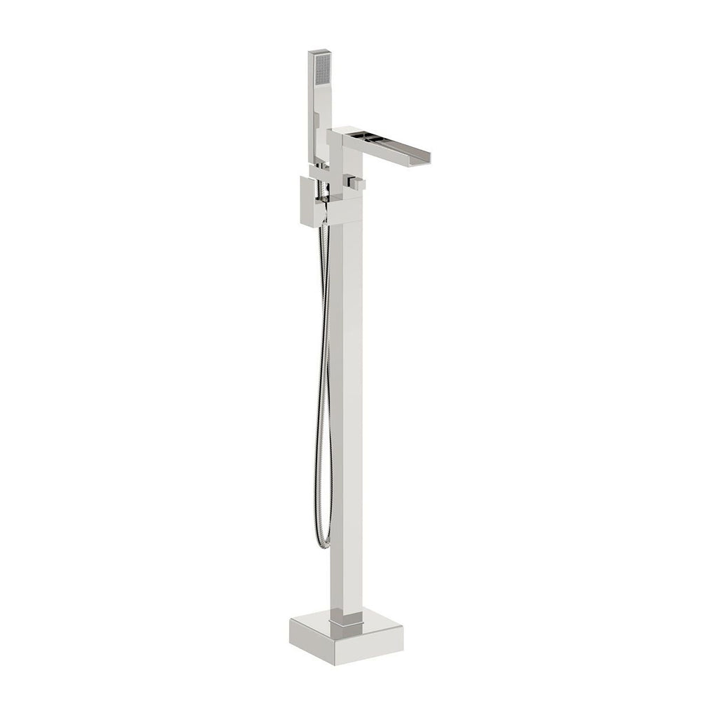 Chrome Waterfall Freestanding Bath Shower Mixer Tap