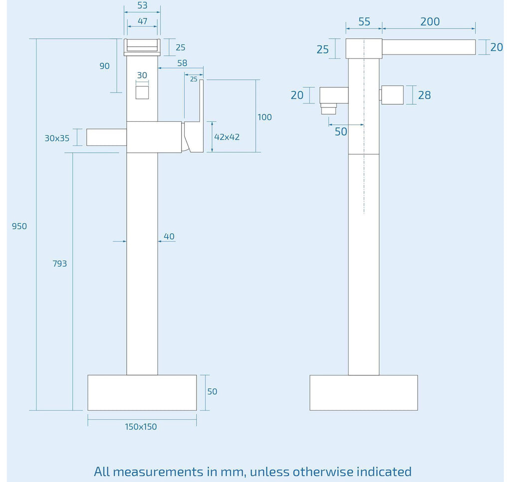 Chrome Waterfall Freestanding Bath Shower Mixer Tap