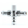 15mm Thermostatic Inline Thermal Mixing Shower Blending Valve Brass