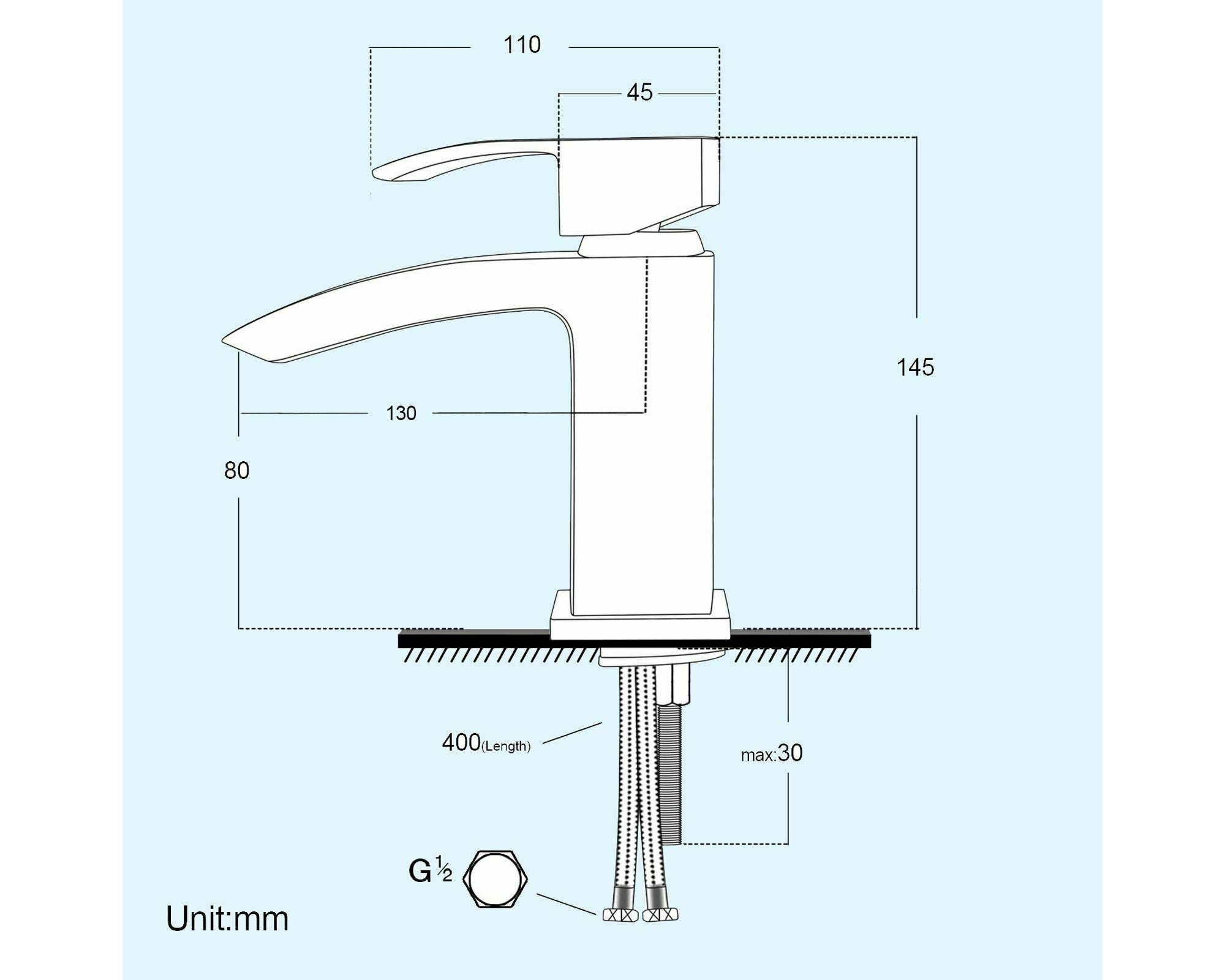 Chrome Lucia Waterfall Basin & Bath Filler Tap Pack