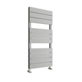 Light Grey Designer Aluminium Towel Radiator 500 x 1150mm - Modern Bathroom Heater