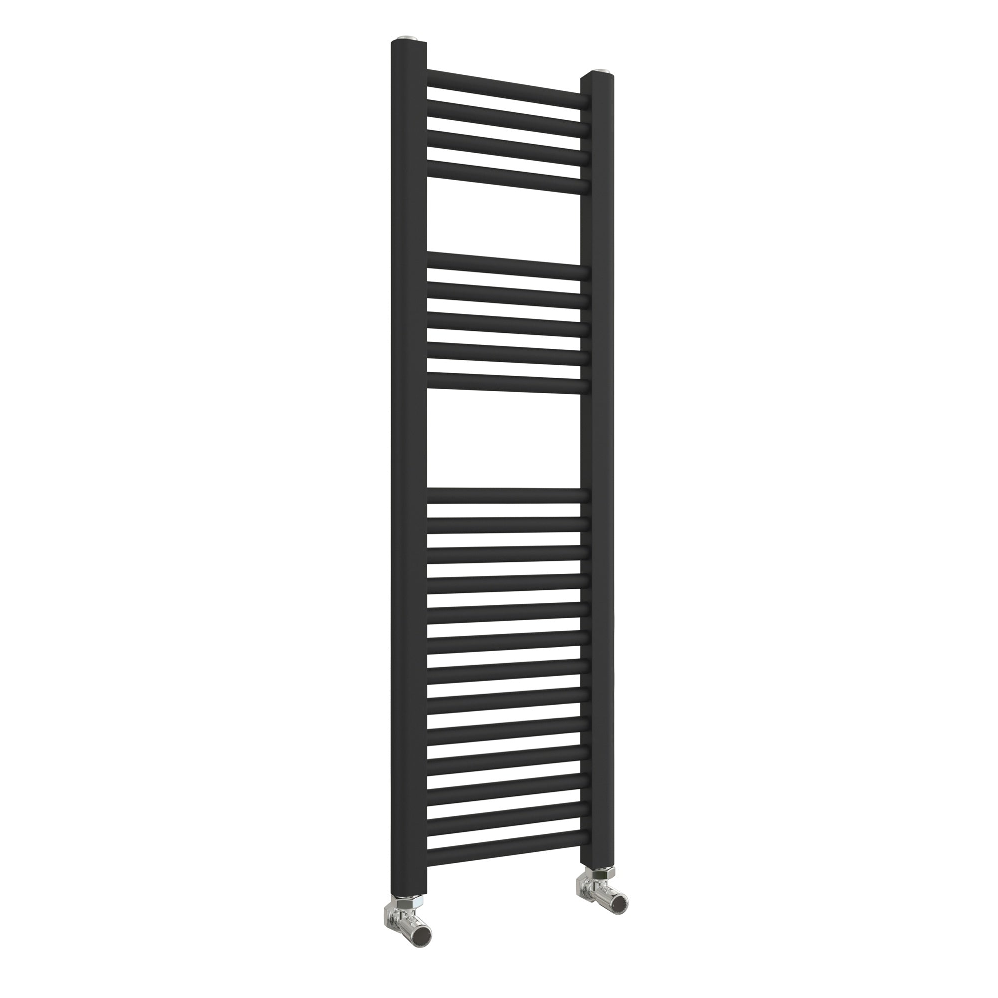 FNX Bathrooms Anthracite 300x1120mm Modern Vertical Towel Radiator Ladder Rail
