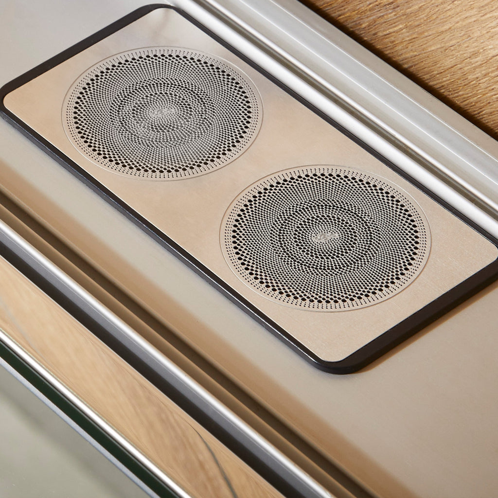 500mm Mirror Cabinet 1 Door LED Illuminated Bluetooth Speakers IP44