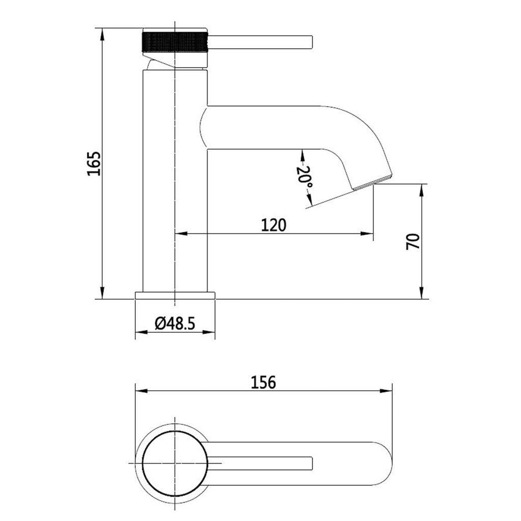 Ravello Matt Black Basin & Bath Shower Mixer Tap Set with Waste - Modern Brass Design
