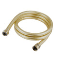 1.5m Brushed Brass Shower Hose PVC 8mm Bore