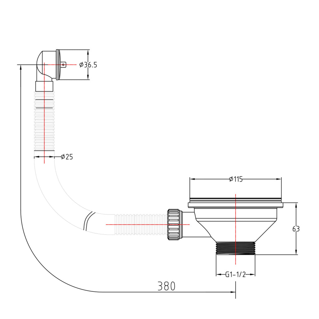 Newbury Brushed Brass Dual Lever Kitchen Mixer Tap with Overflow Wastes for 1.5 Bowl Sinks