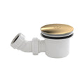 FNX Premium Brushed Brass Mega Flow Shower Tray Waste 90mm