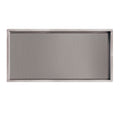 FNX Bathrooms Pure Stainless Steel Recessed Shower Niche - 300x600mm Wall-Mounted Wet Room Storage Shelf