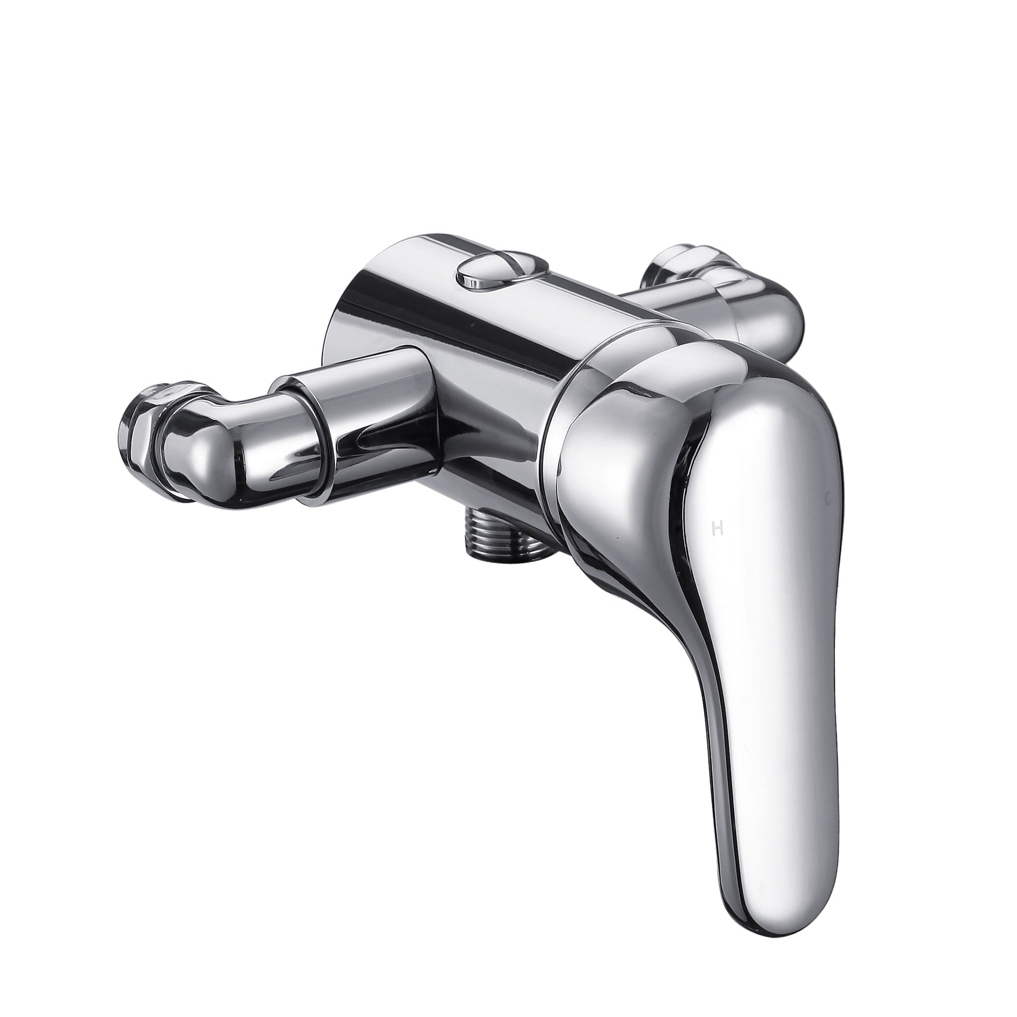 FNX Bathrooms Chrome Single Lever Shower Mixer Valve - Adjustable 135-160mm Centres - Exposed/Concealed Fit