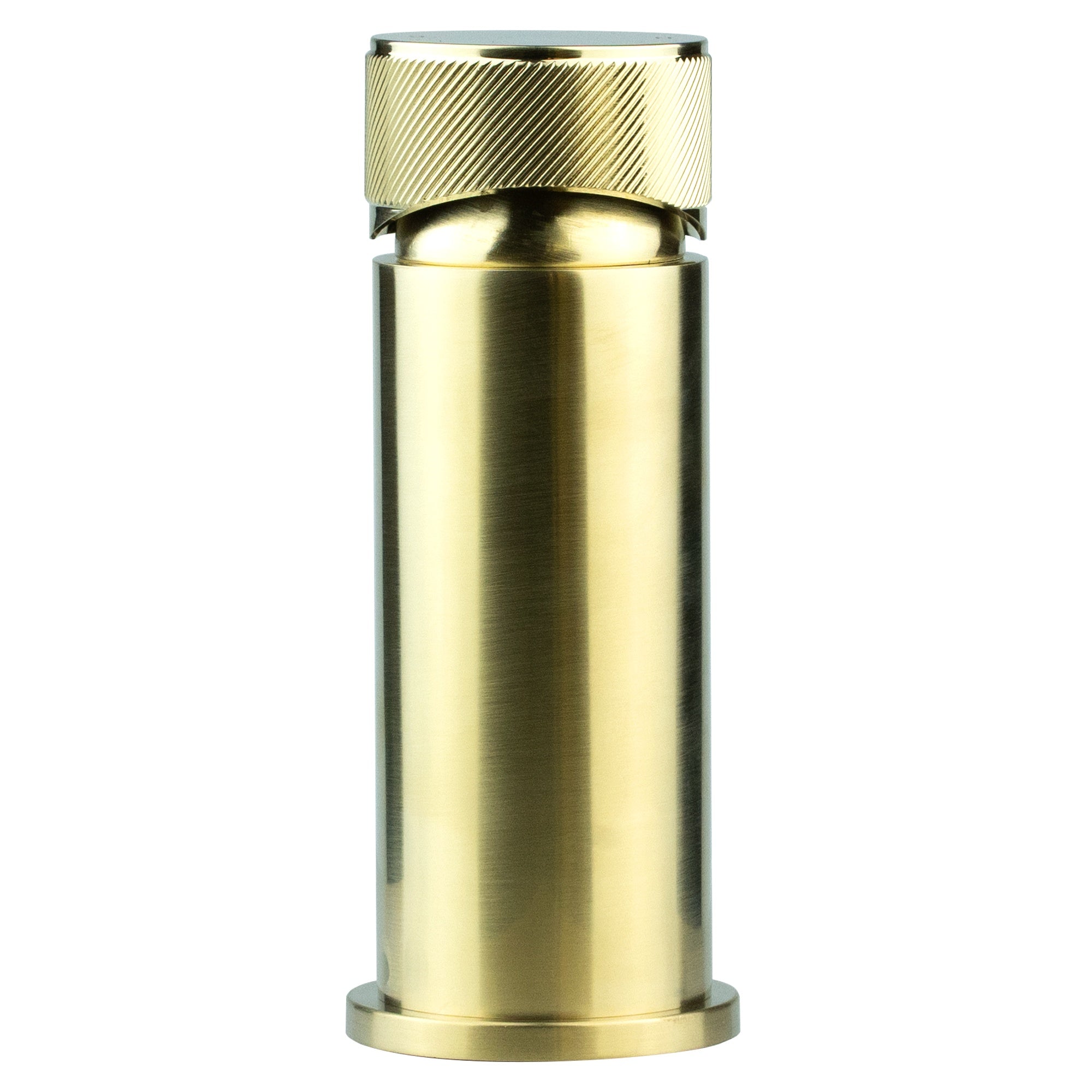 Brushed Brass Gold Lever Basin Mixer Tap, Bottle Trap & Slotted Waste