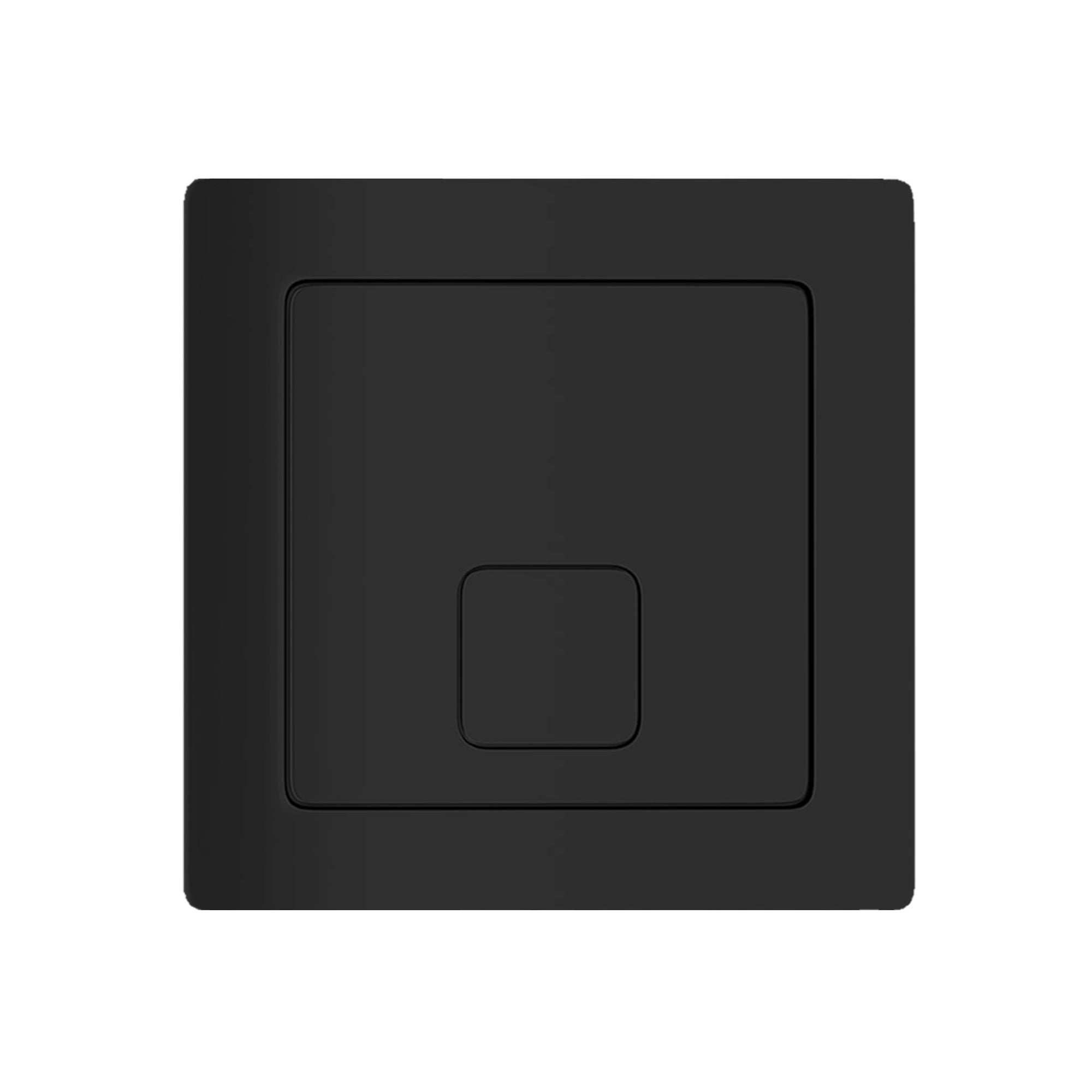 Concealed Toilet Cistern with Black Square Dual Flush Button - WRAS Approved & Bottom Entry