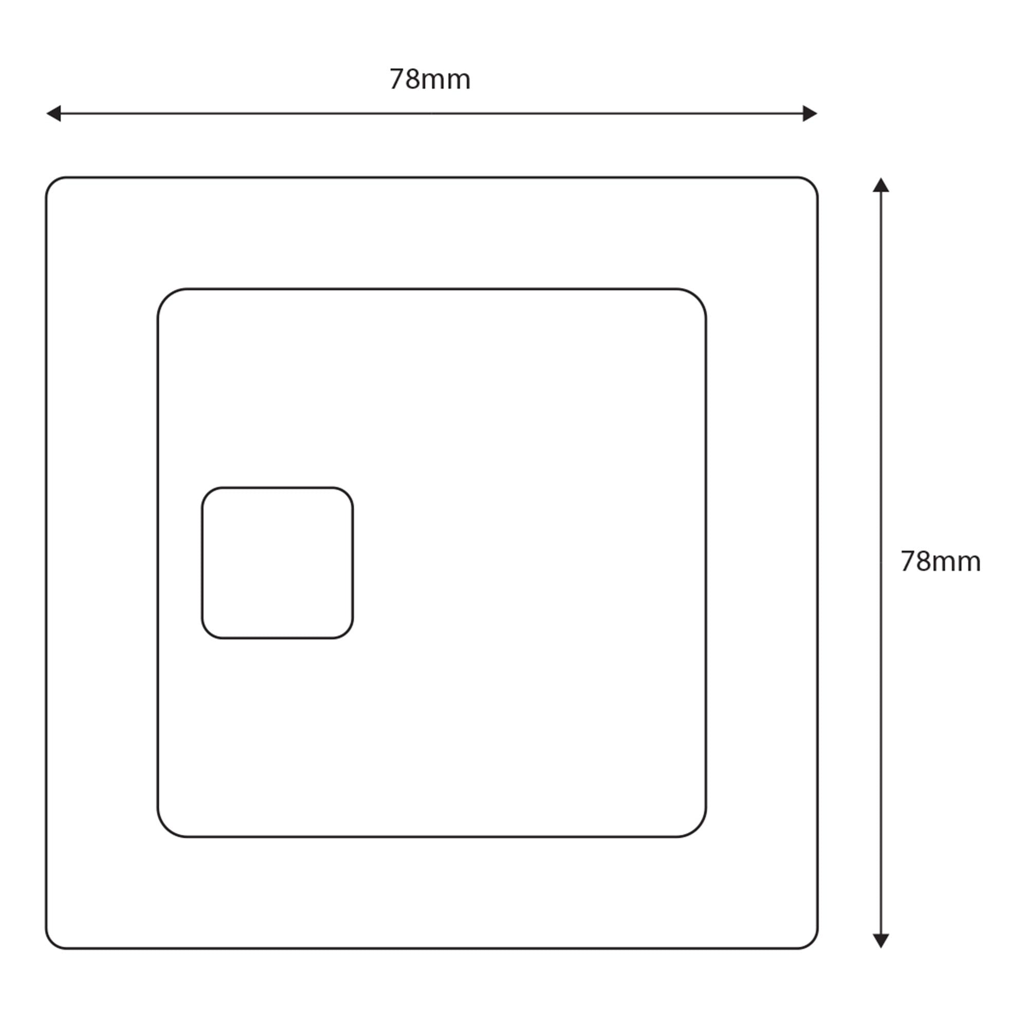 FNX Bathrooms Concealed Toilet Cistern with Dual Flush Brushed Brass Square Button, Bottom Entry & WRAS Approved