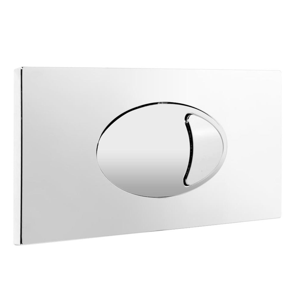 FNX Bathrooms Concealed Bottom Entry Dual Flush Toilet Cistern with Polished Chrome Button & WRAS Internals