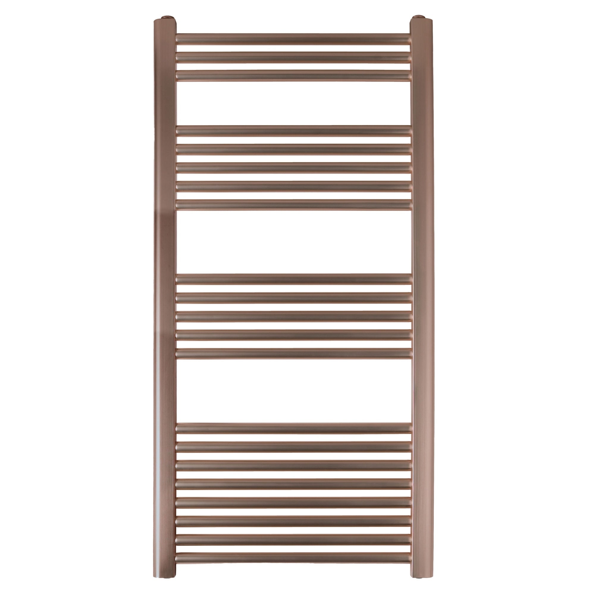 FNX Bathrooms 1200x600mm Designer Brushed Bronze Mild Steel Heated Towel Rail Radiator