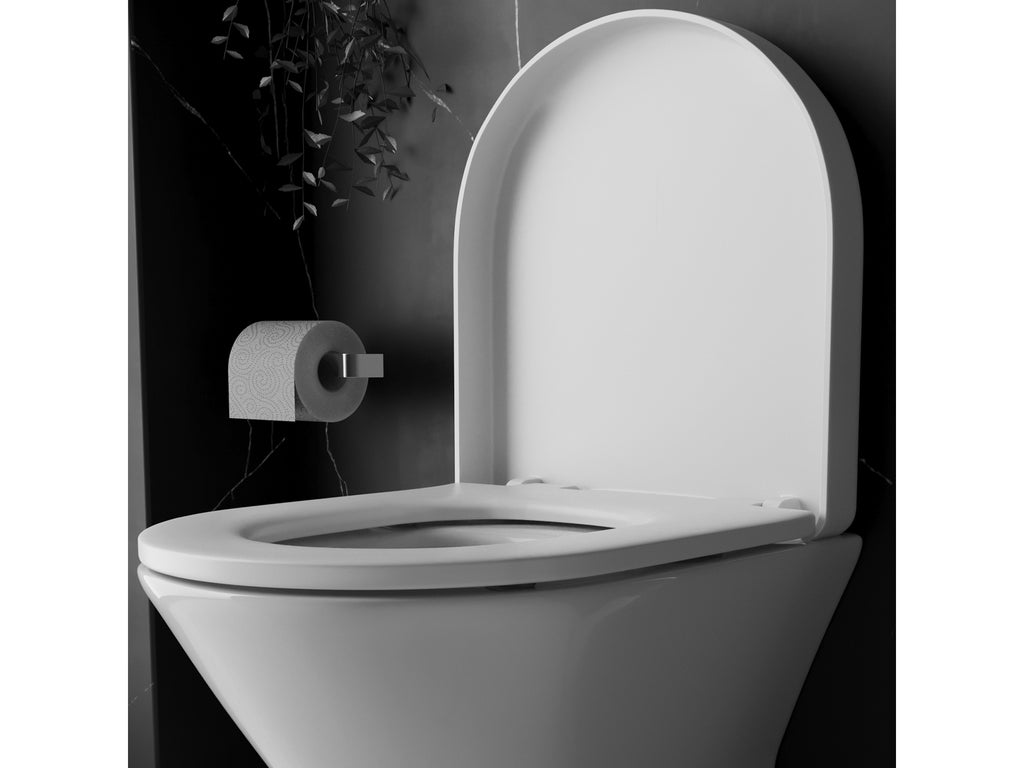 RAK Resort D-Shaped Soft Close Quick Release Wrap-Over Toilet Seat