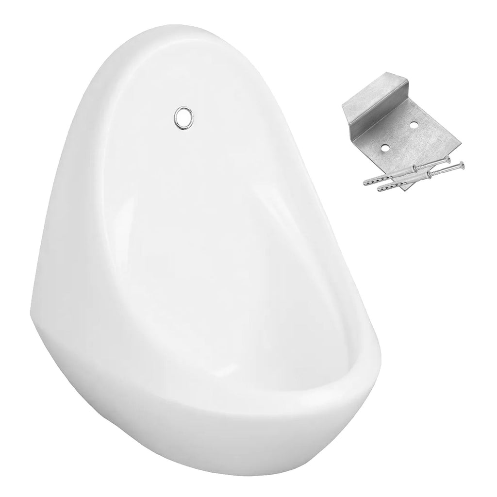 RAK Jazira Durable White Ceramic Wall Hung Commercial Urinal Bowl with Installation Bracket