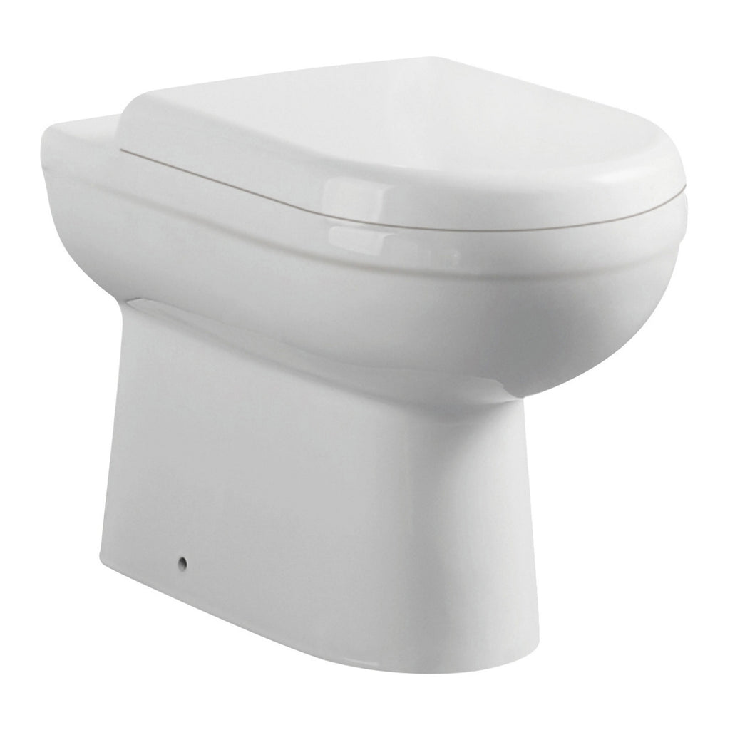 White D Shape Heavy Duty Top Fix Soft Close Quick Release Toilet Seat