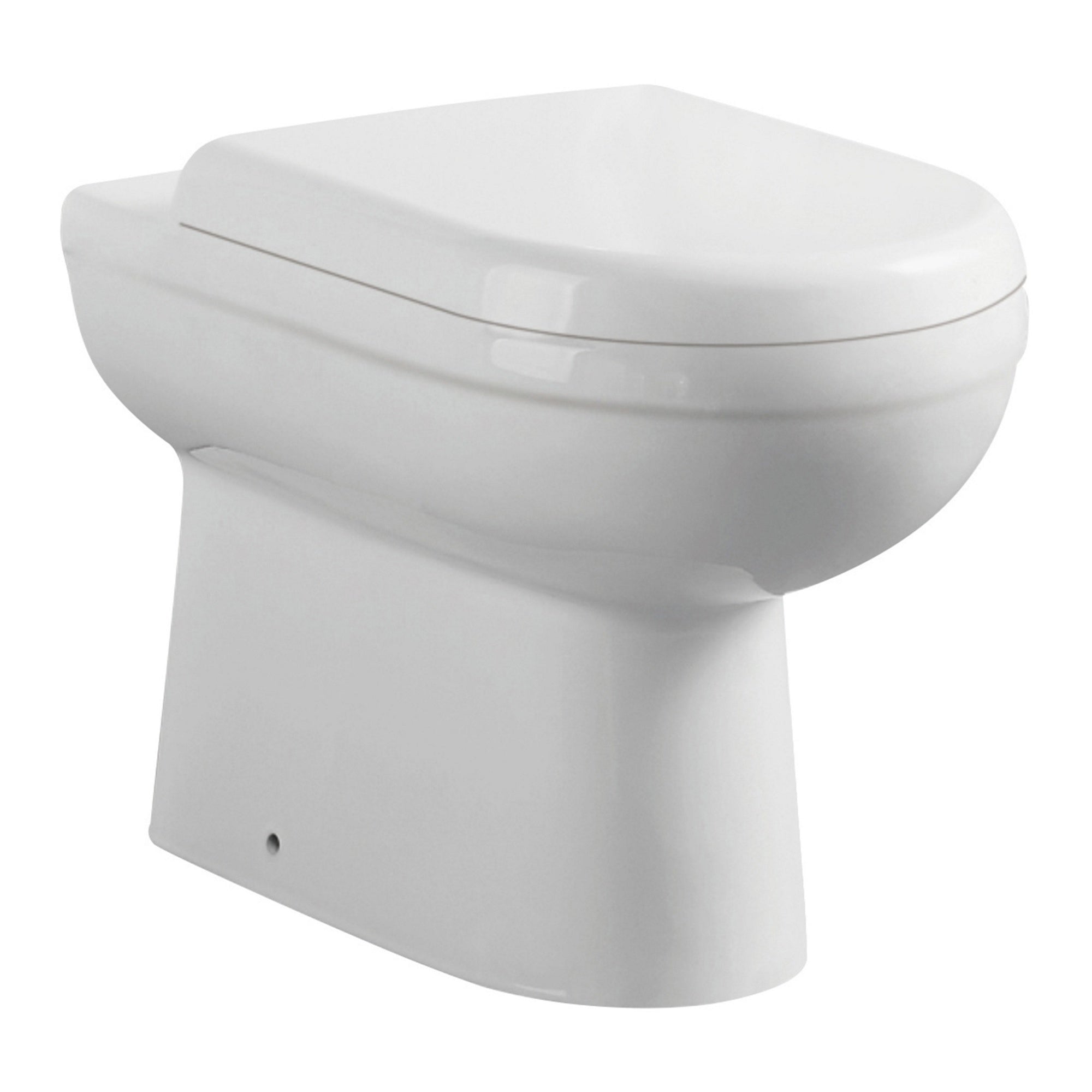 White D Shape Heavy Duty Top Fix Soft Close Quick Release Toilet Seat