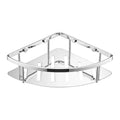 Chrome Single Shower Corner Caddy Basket