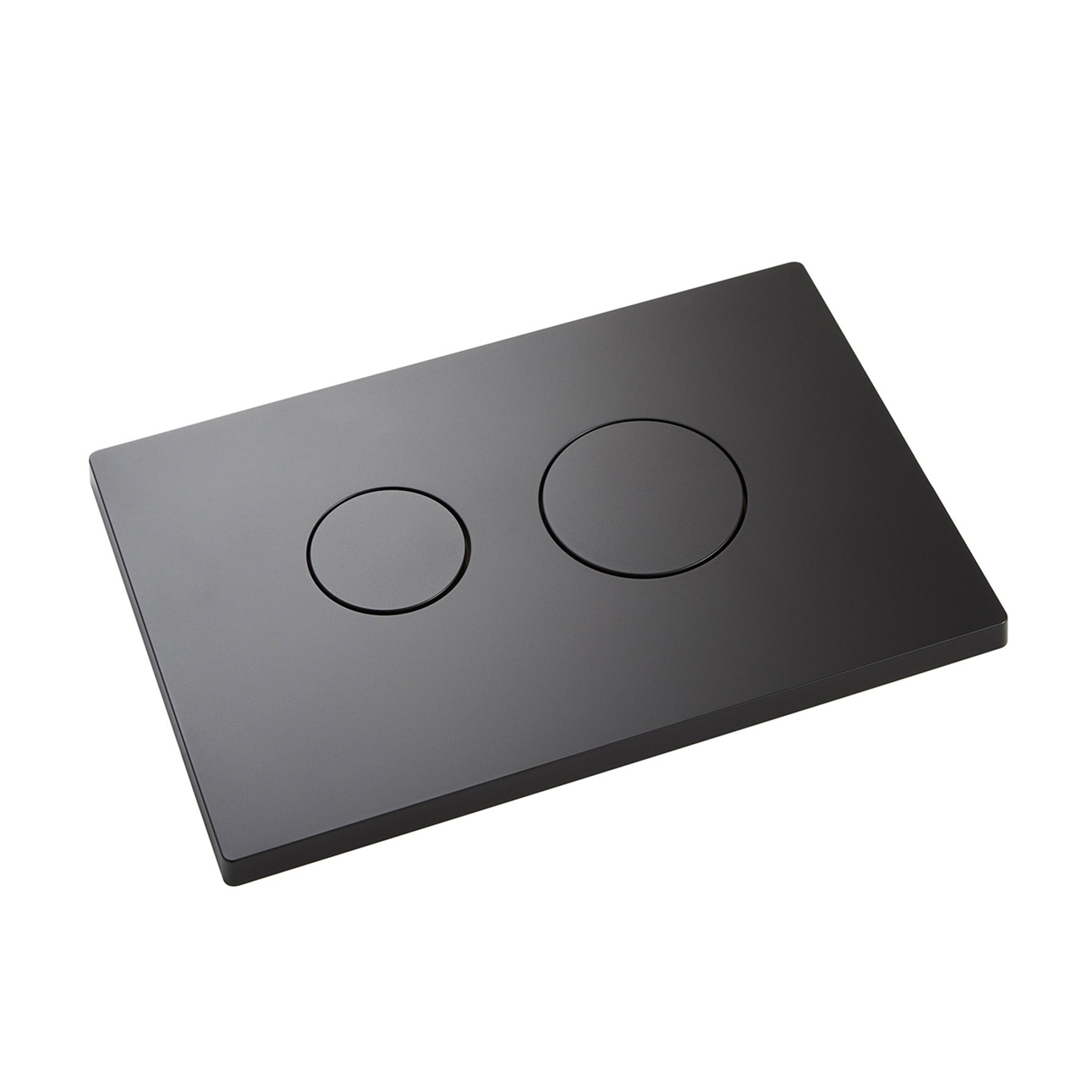 Dual Flush Concealed Toilet WC Cistern Pneumatic Air Matt Black Push Button Side Entry