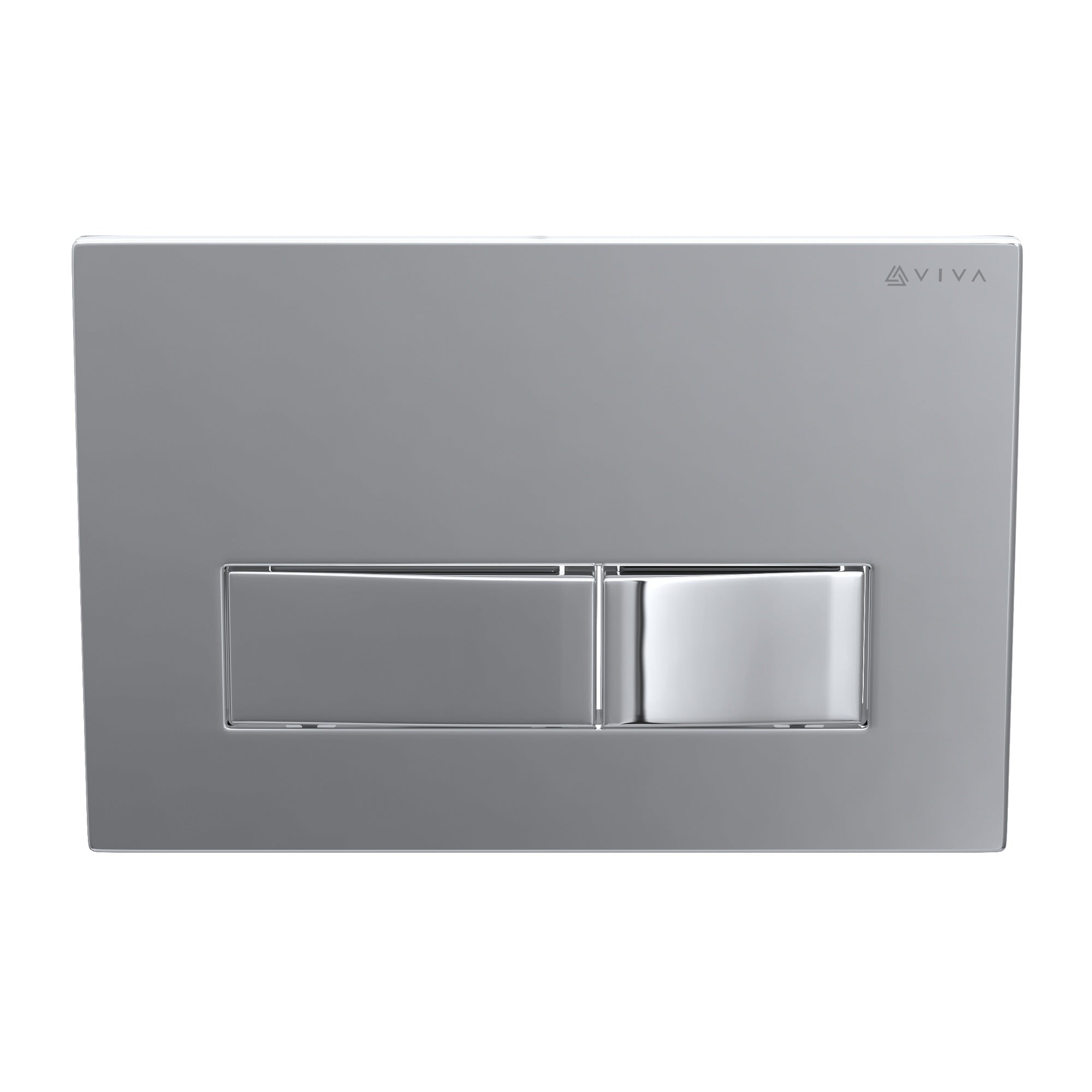 Skylo Ultra Slim Wall Hung Toilet Concealed Cistern Frame & Gloss Chrome Dual Flush Plate Set