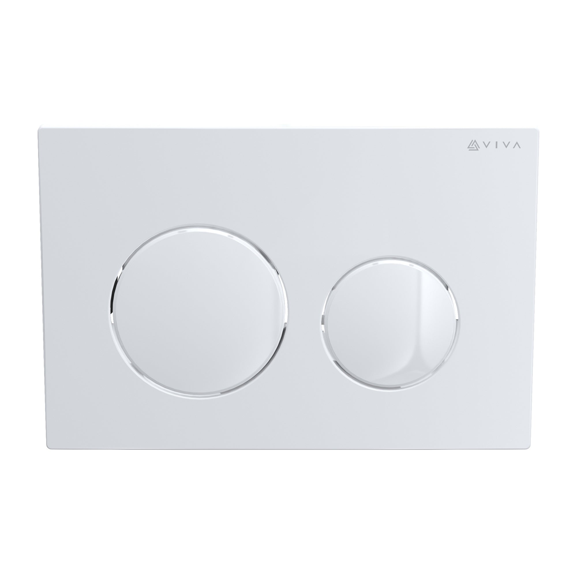 Viva Skylo Ultra-Slim Wall Hung Toilet Frame & Concealed Cistern with Dual Flush & Gloss White Flush Plate