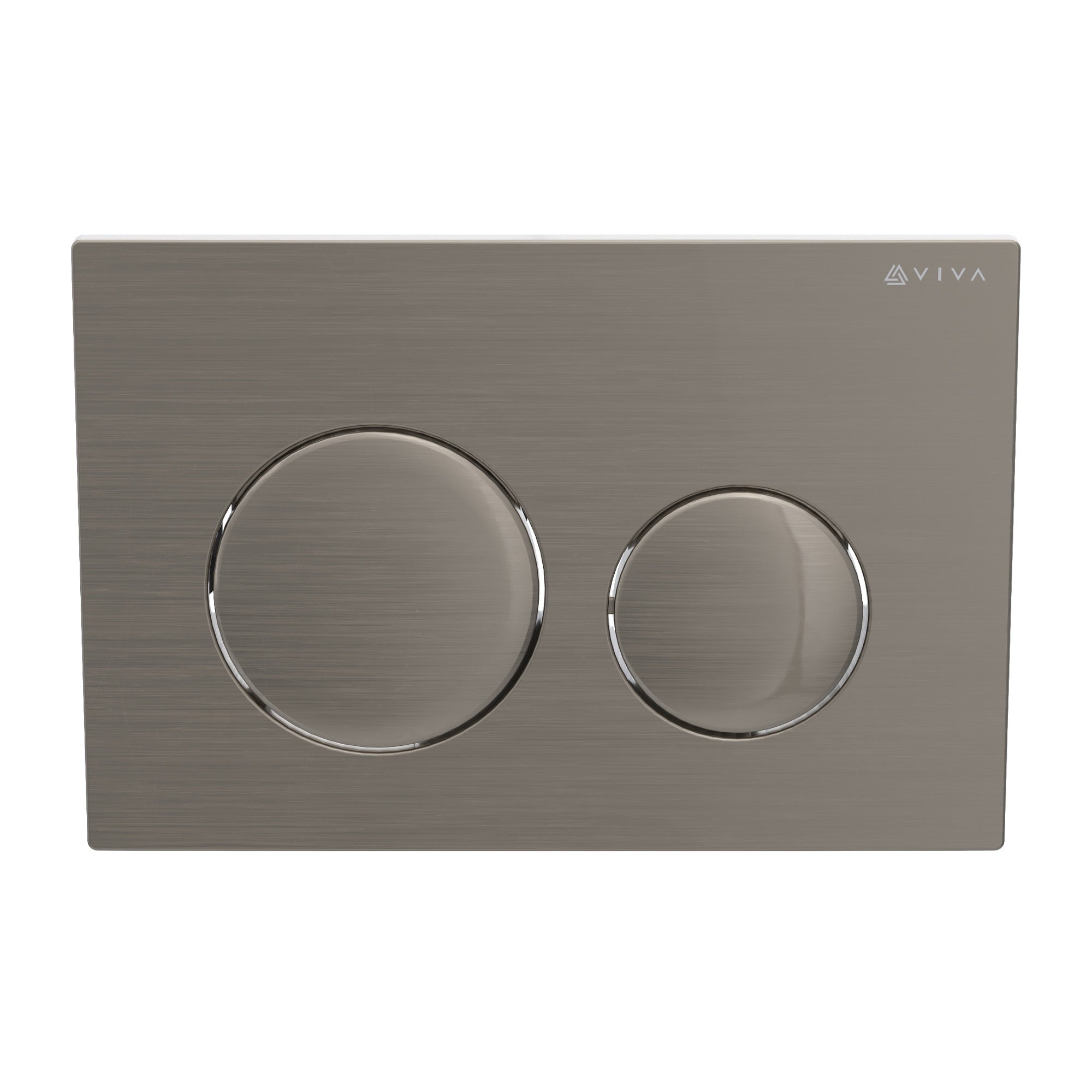 Skylo Ultra Slim Wall Hung Toilet Concealed Cistern Frame Set with Brushed Nickel Dual Flush Plate