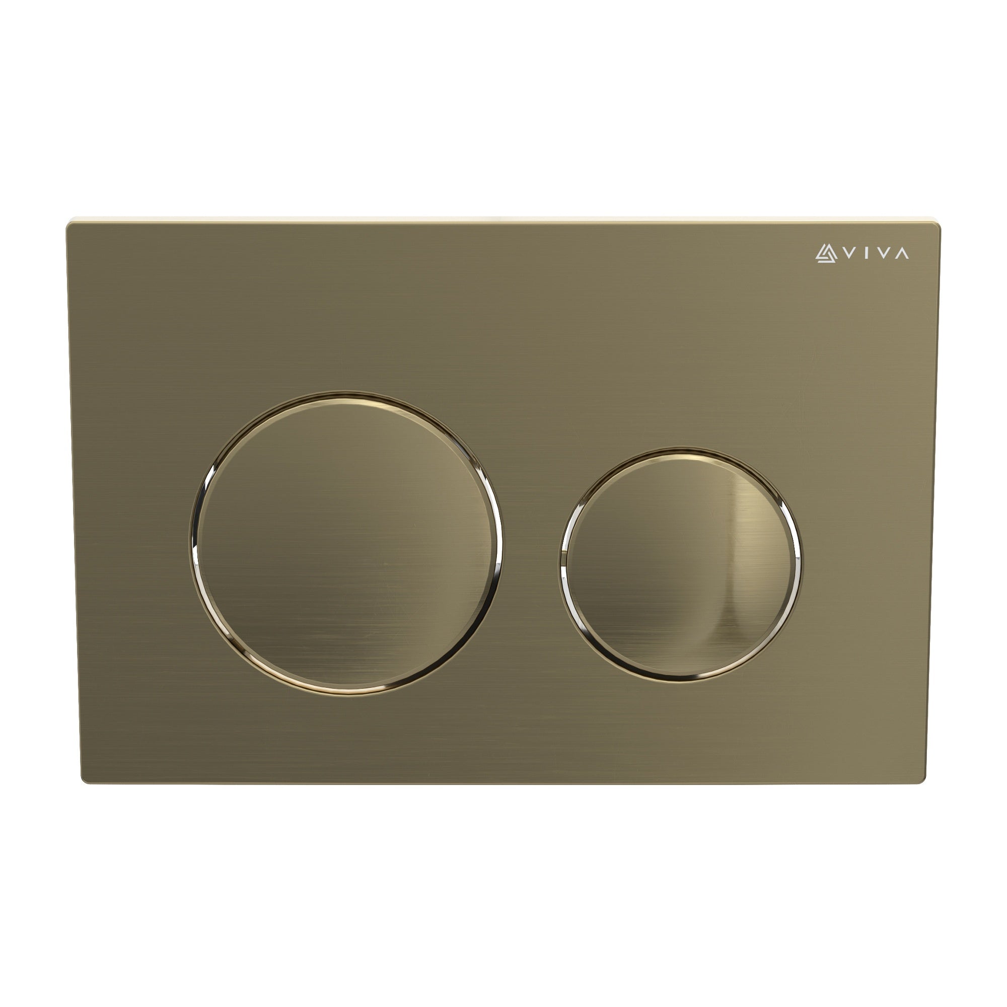 Skylo Ultra Slim Wall Hung Toilet Frame & Concealed Cistern Set with Brushed Brass Flush Plate & Angled Connector Kit