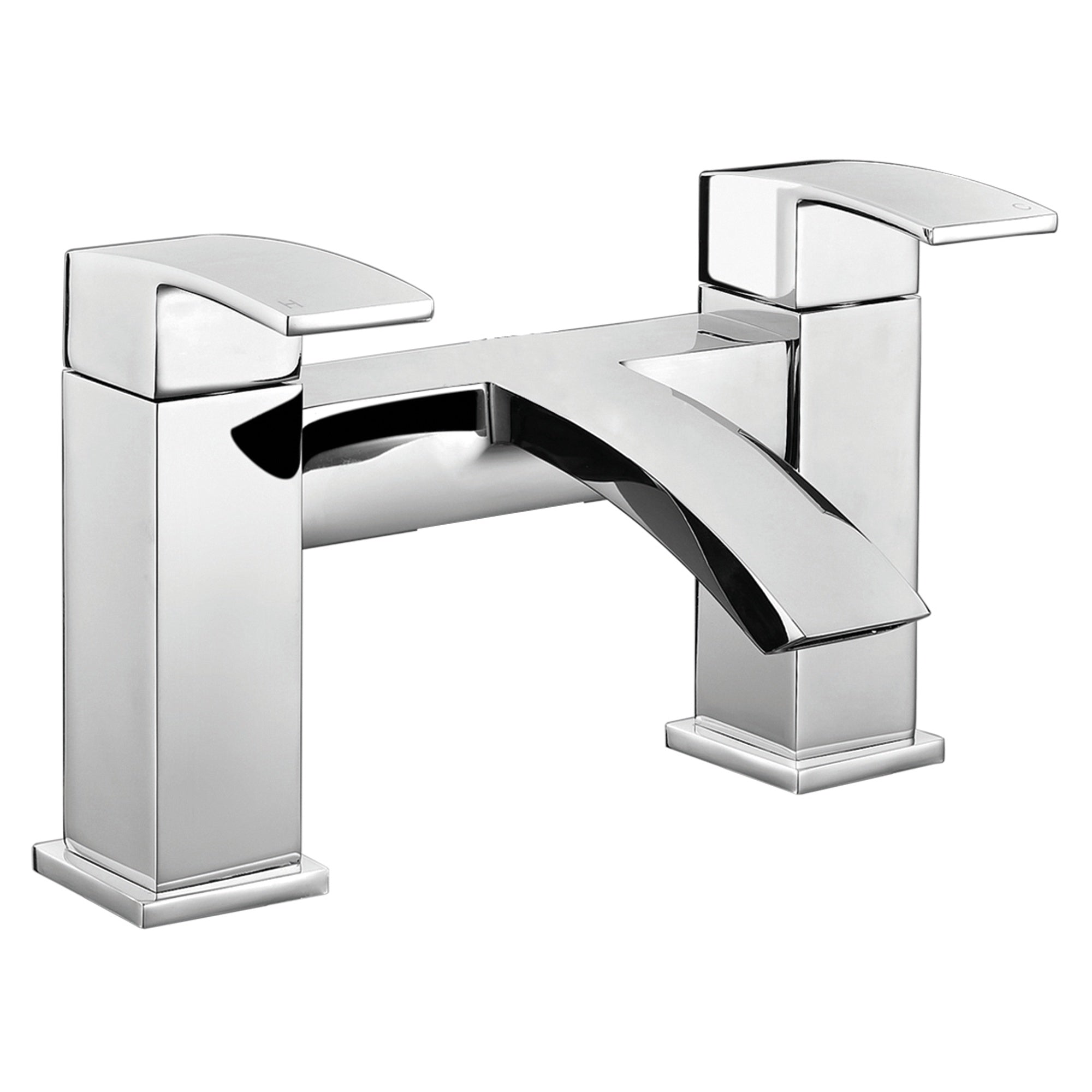 RAK Metropolitan Polished Chrome Bath Filler Mixer Tap - Modern Solid Brass, 15-Year Guarantee