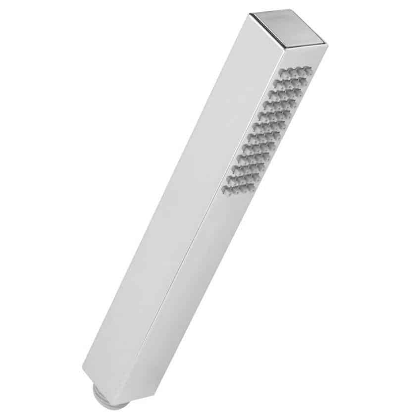 Modern Square Shower Handset Chrome/Metal-0