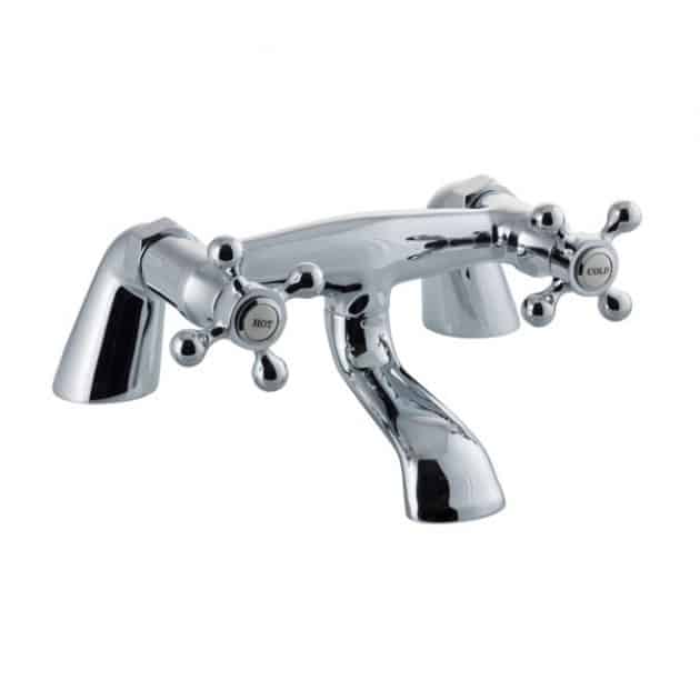 Traditiional Victorian Bathroom Bath Filler Mixer Tap CHROME-0