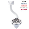 Alliance Kitchen Basket Strainer Waste & Metal Square Overflow -0