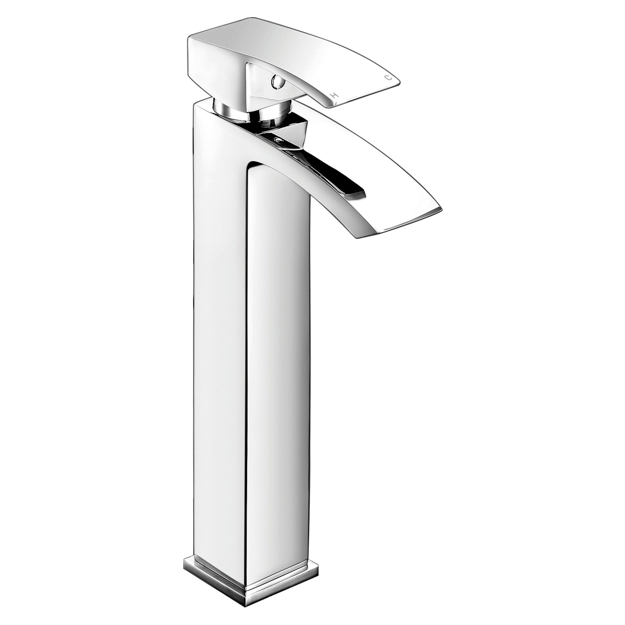 RAK Metropolitan Tall Basin Mono Mixer Tap - Modern Polished Chrome Solid Brass for Contemporary UK Bathrooms