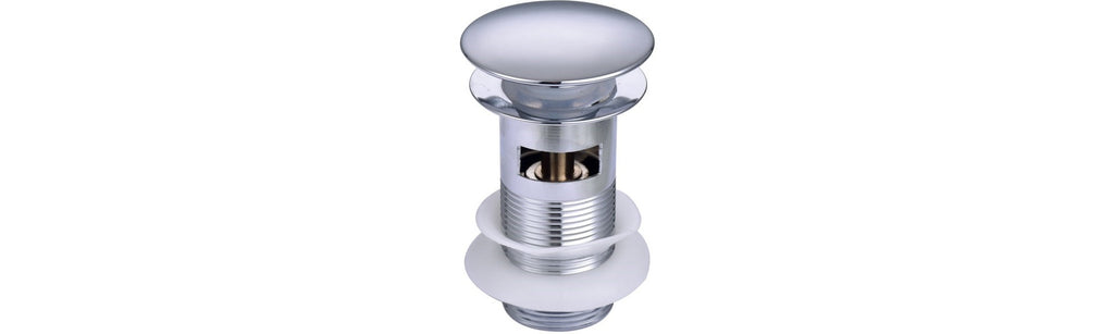 RAK Compact Round Basin Mixer Tap - Polished Chrome, Solid Brass, 15-Year Guarantee