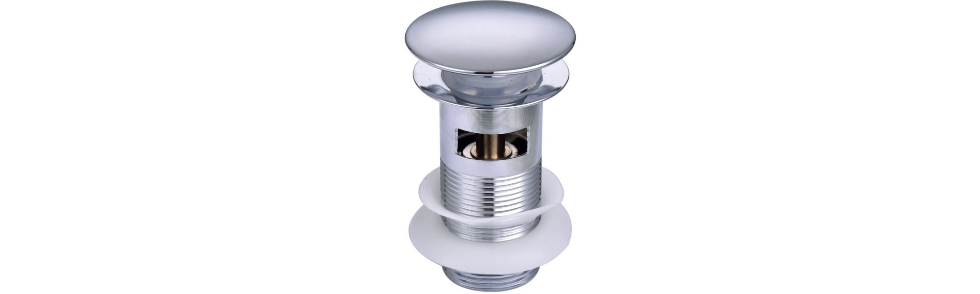 RAK Compact Round Basin Mixer Tap - Polished Chrome, Solid Brass, 15-Year Guarantee