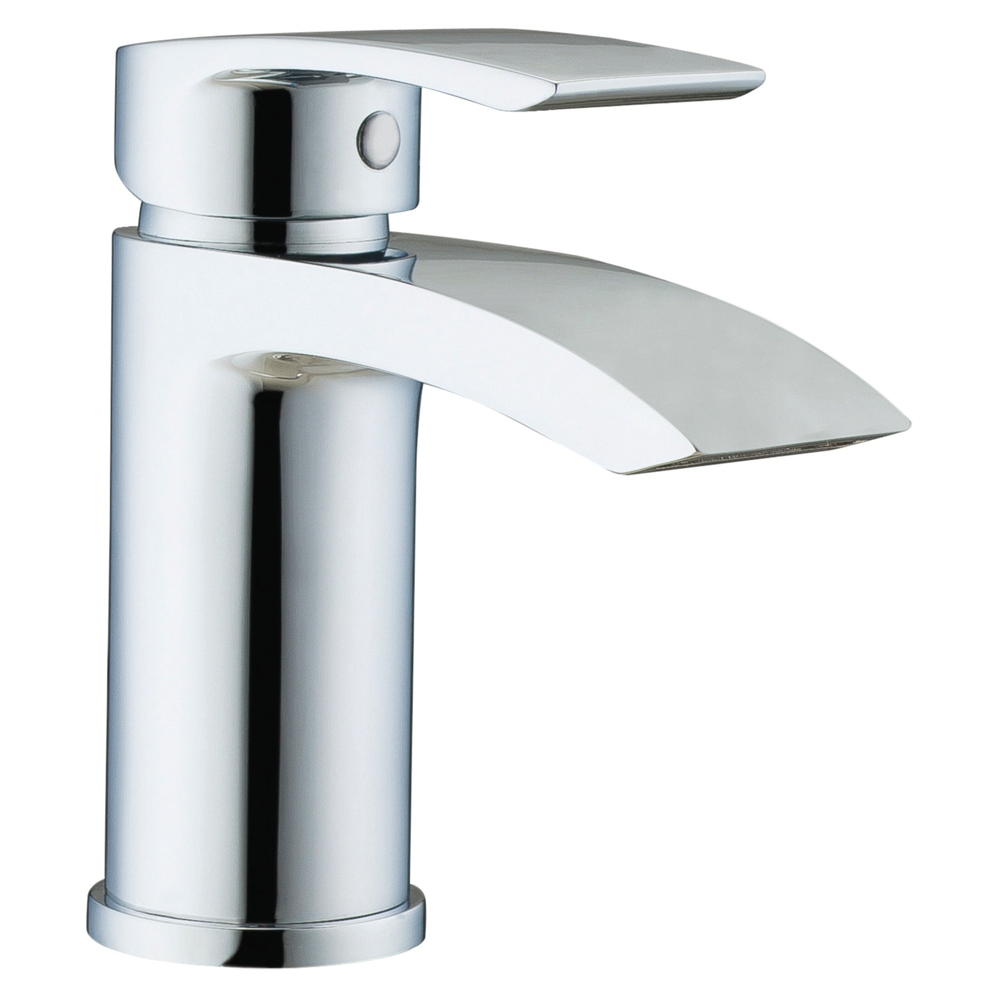 RAK Curve Modern Basin Mixer Tap with Polished Chrome Finish & Solid Brass Build