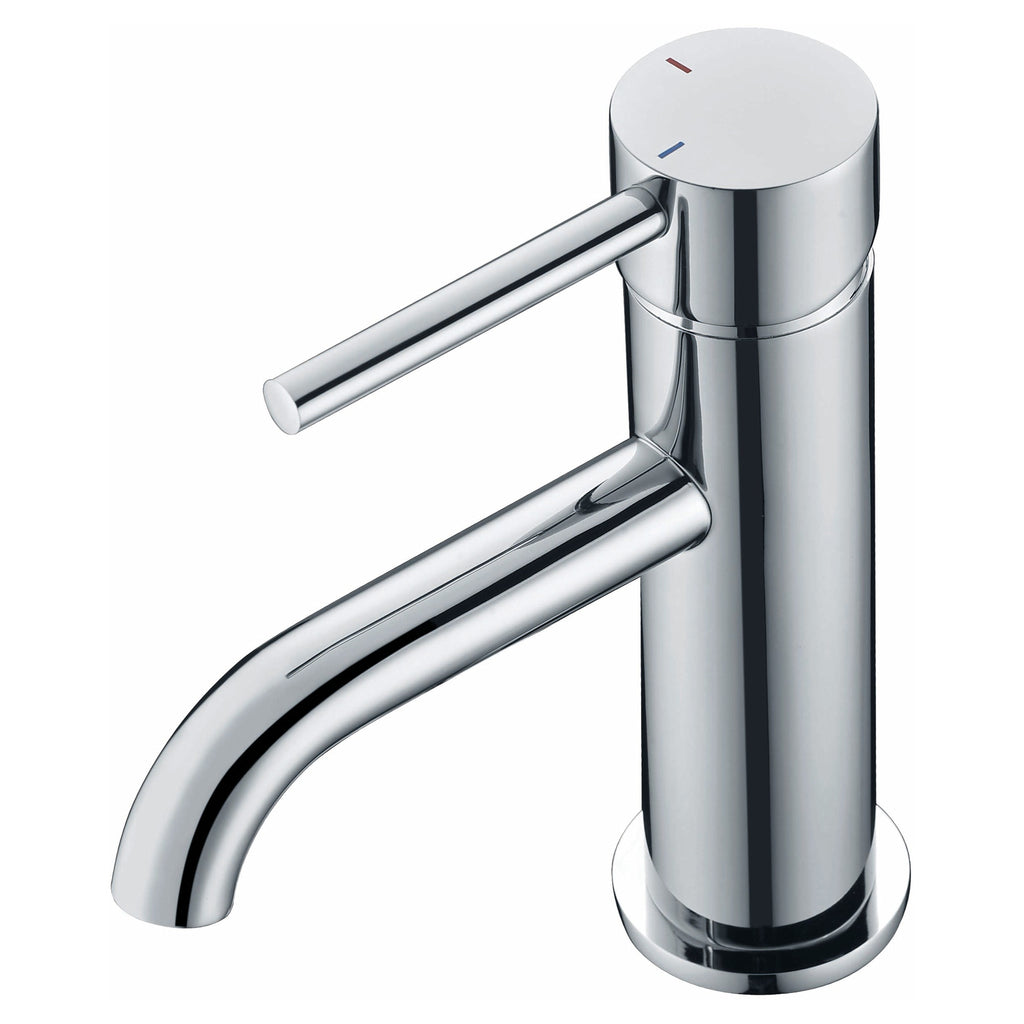 RAK Ceramics Prima Tech Modern Polished Chrome Basin Mixer Tap with Waste & 15-Year Guarantee