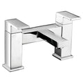 RAK Cubis Polished Chrome Modern Bath Filler Tap - Solid Brass & Deck-Mounted