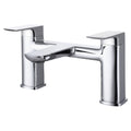 RAK Summit Modern Polished Chrome Solid Brass 2-Hole Bath Filler Tap
