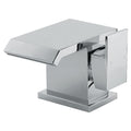 RAK Cubis Polished Chrome Basin Mono Mixer Tap - Modern Solid Brass Design with 15-Year Guarantee