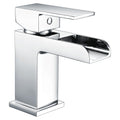 RAK Art Polished Chrome Waterfall Basin Mixer Tap - Solid Brass & WRAS Approved