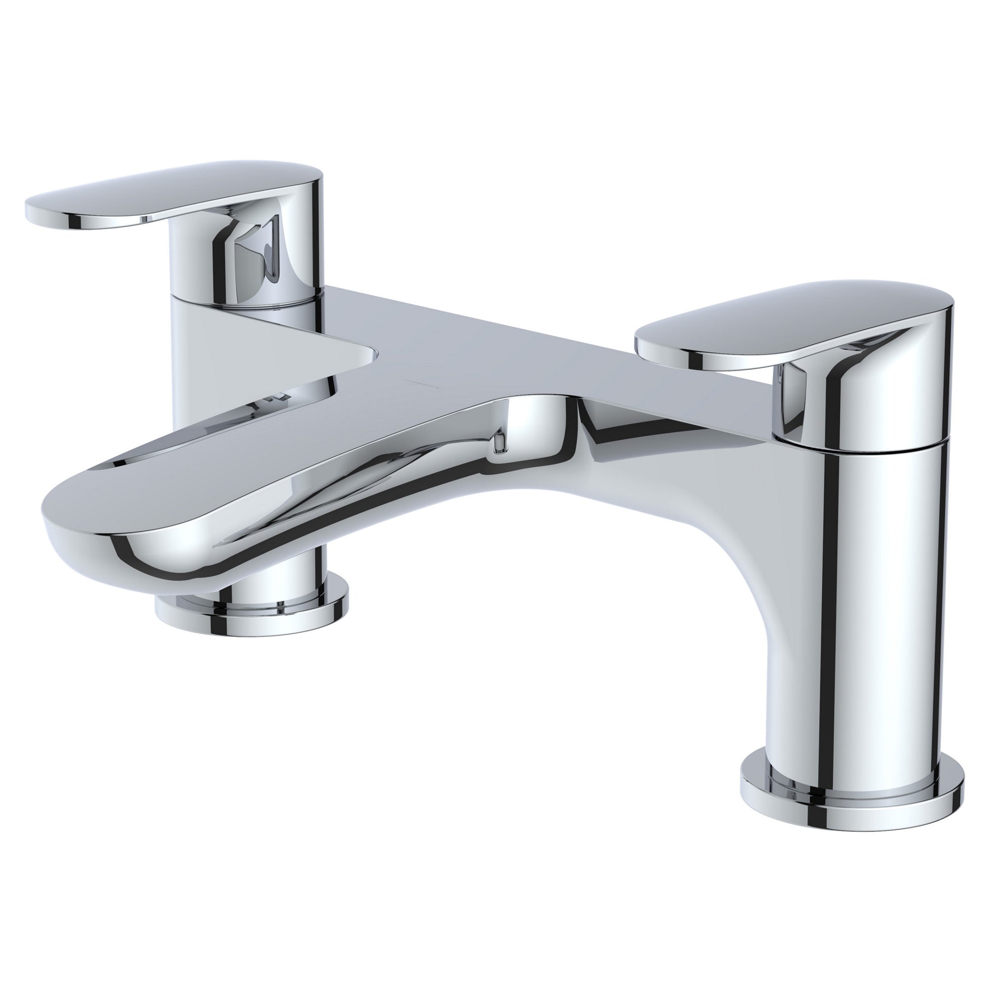RAK Mercury Modern Bath Filler Tap, Polished Chrome Finish, Solid Brass