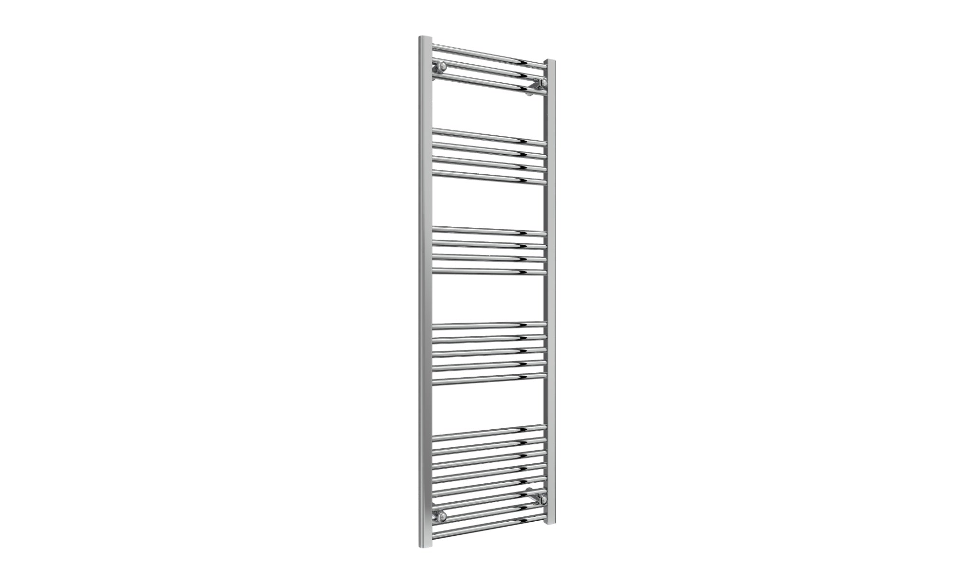 Reina Capo Flat Heated Designer Ladder Towel Rail - 1800 x 500 mm - Chrome