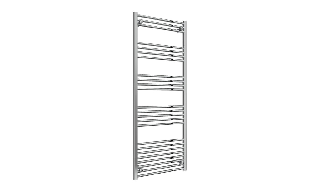 Reina Capo Flat Heated Designer Ladder Towel Rail - 1800 x 600 mm - Chrome