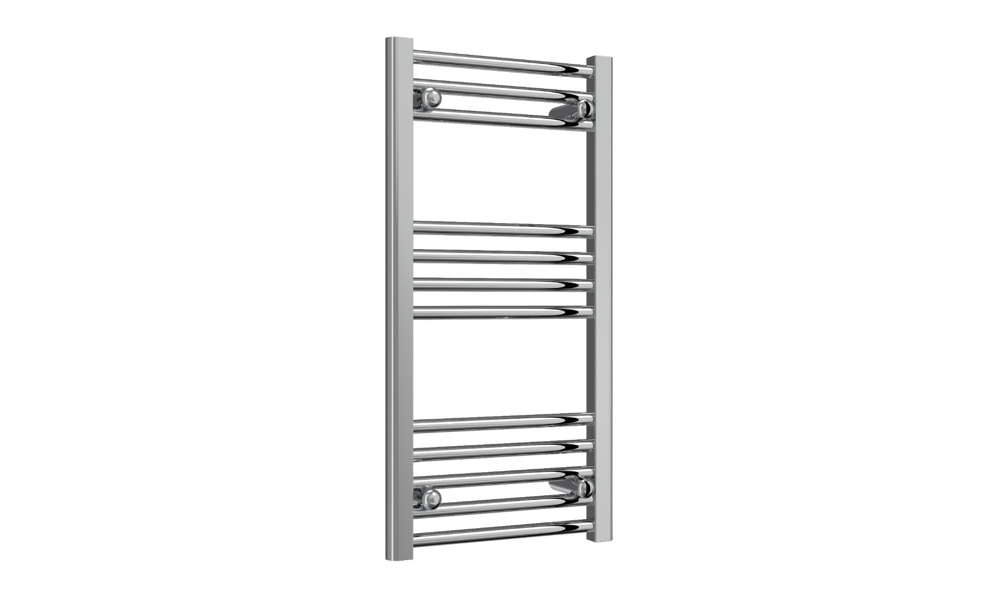 Reina Capo Flat Heated Designer Ladder Towel Rail - 800 x 400 mm - Chrome