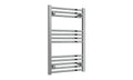 Reina Capo Flat Heated Designer Ladder Towel Rail - 800 x 500 mm - Chrome