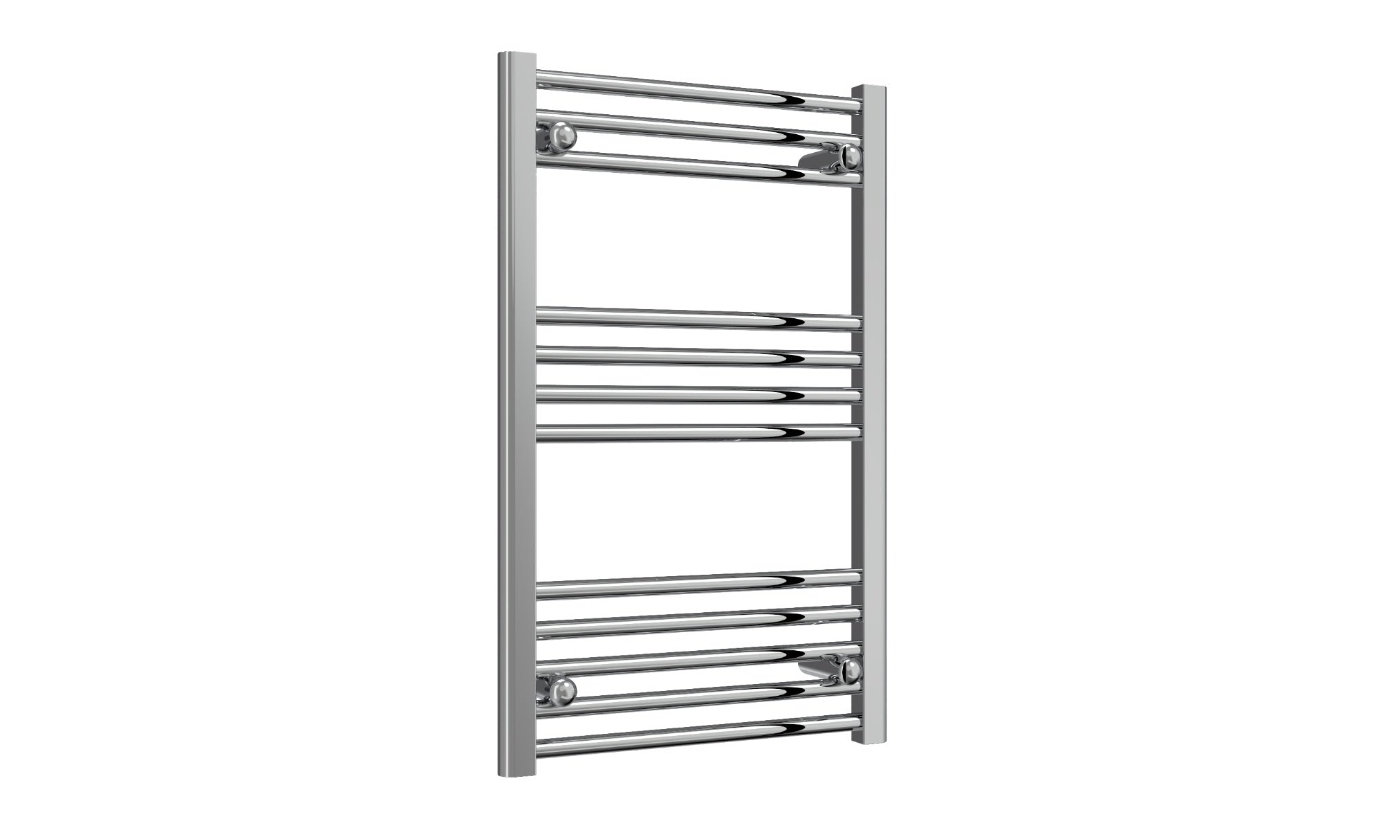 Reina Capo Flat Heated Designer Ladder Towel Rail - 800 x 500 mm - Chrome