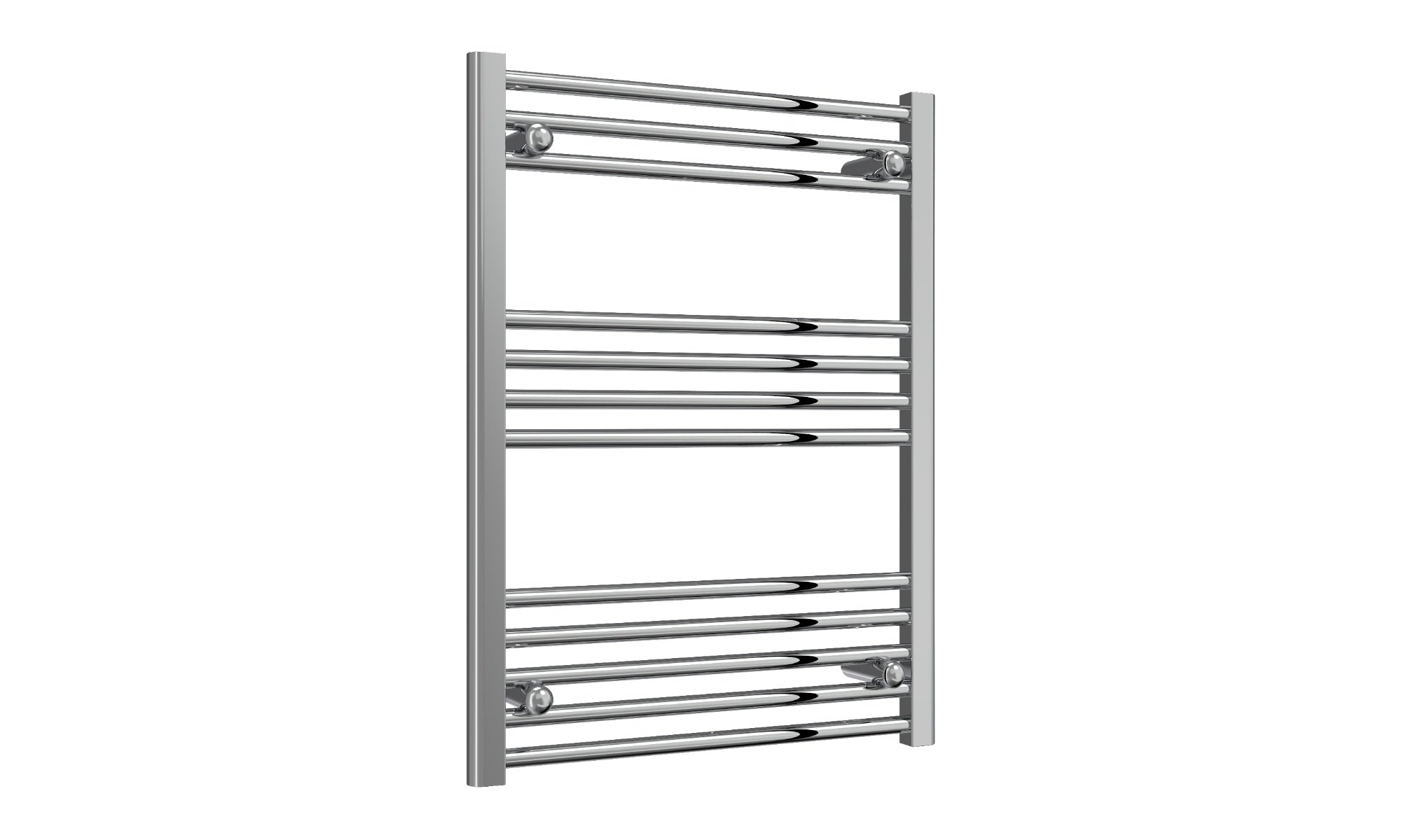 Reina Capo Flat Heated Designer Ladder Towel Rail - 800 x 600 mm - Chrome